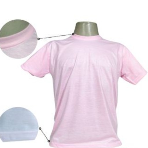 Camisa básica ou baby look poliéster 